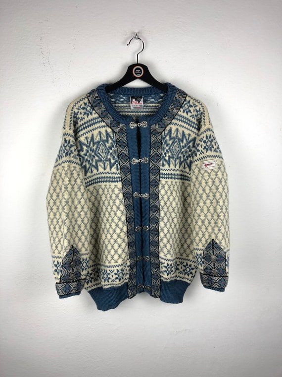 Vintage 90's Dale of Norway cardigan sweater, warm