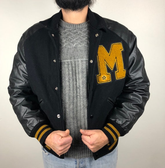 Varsity jacket, college America, vintage 90', bomb