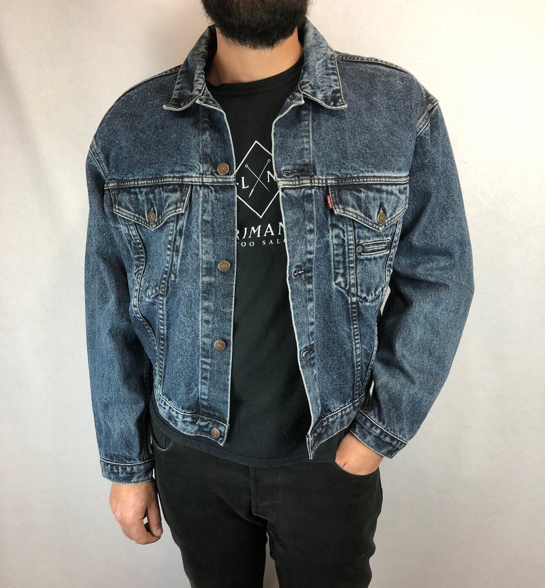 Levi's Denim Denim Jacket Brand Style Vintage 90s - Etsy