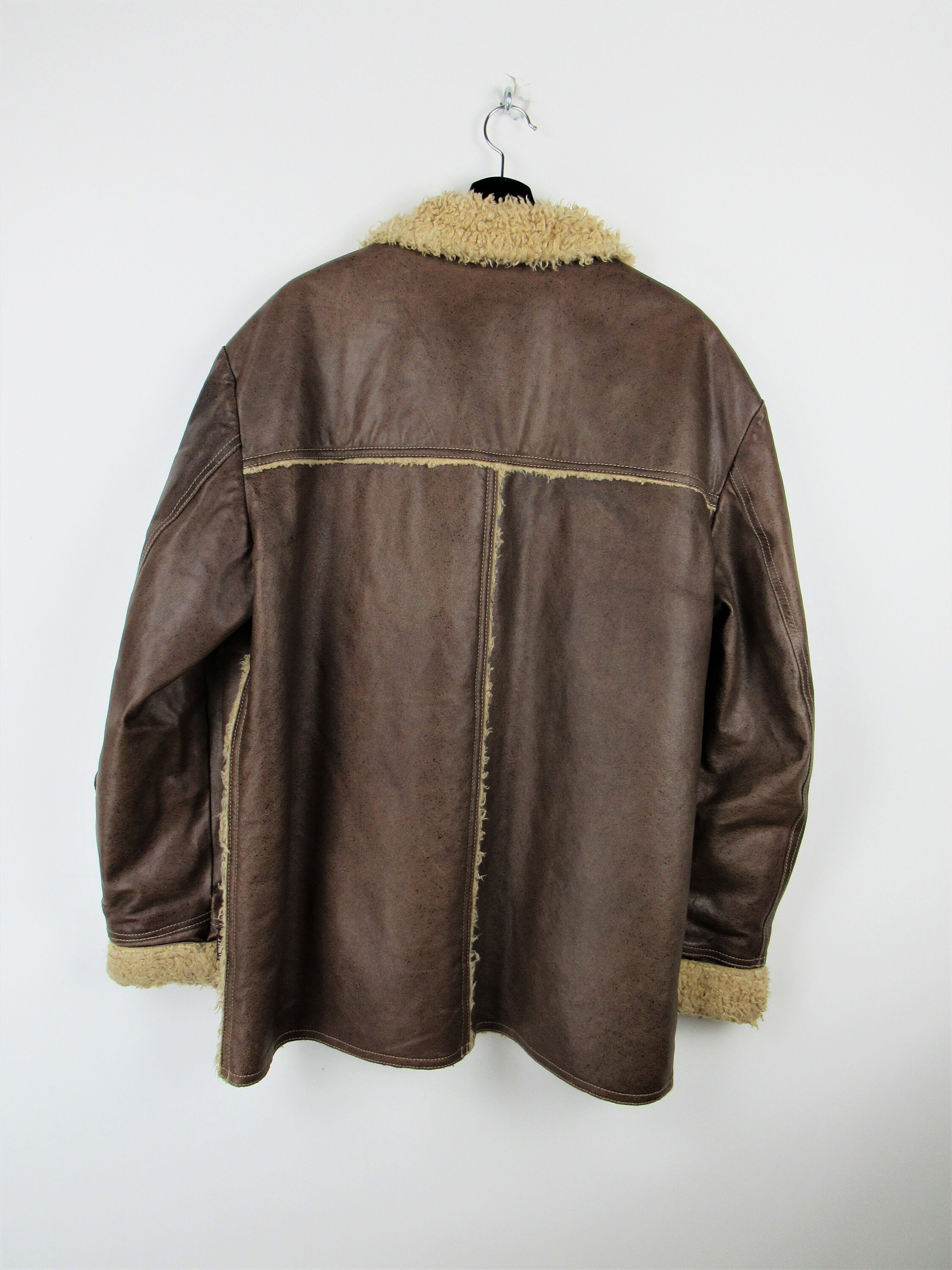 JJ Scott Genuine Leather Jacket Vintage 80s 90s - Size XL - Etsy