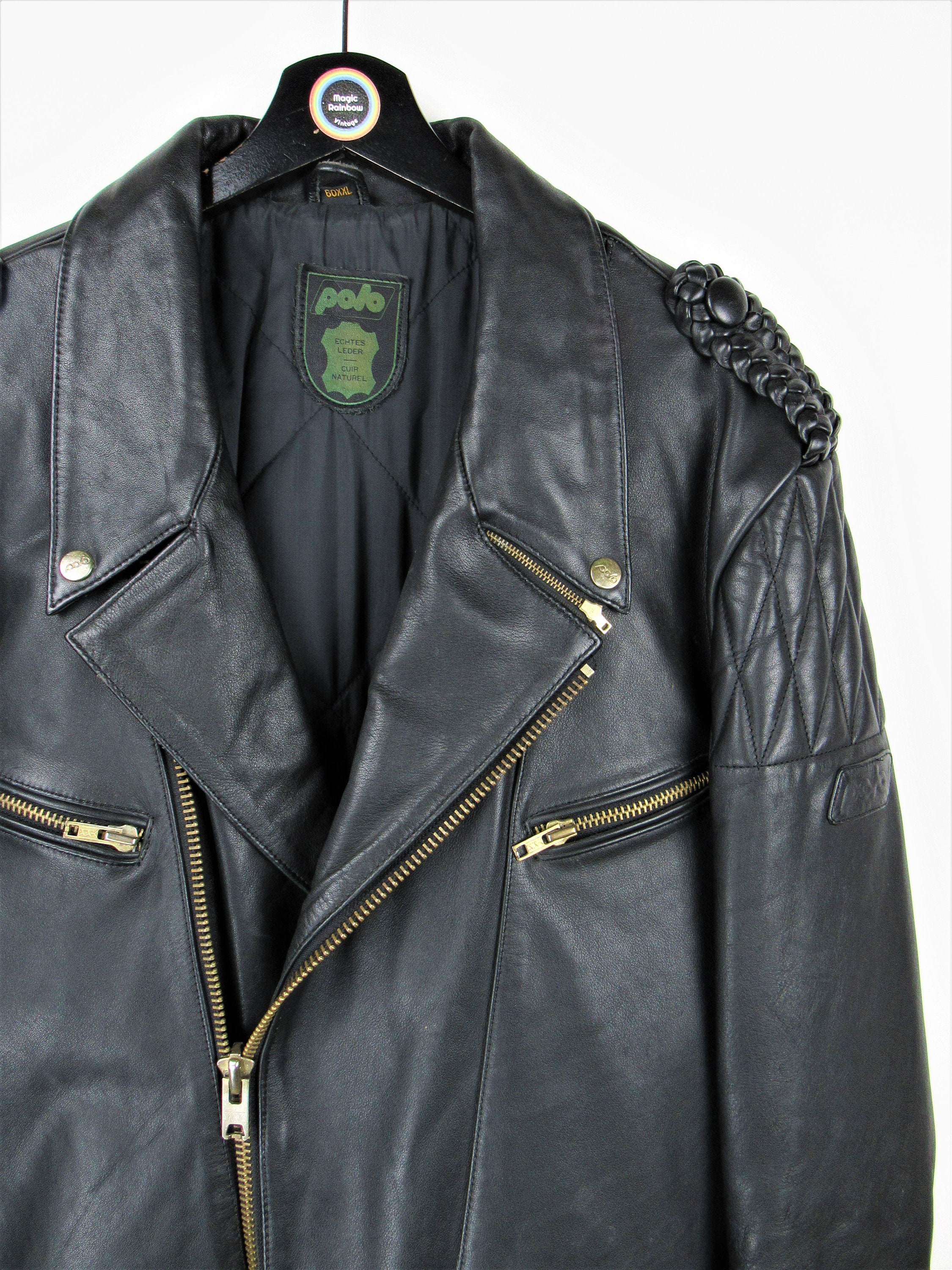 ECHTES LEDER USED LEATHER RIDING  JACKET