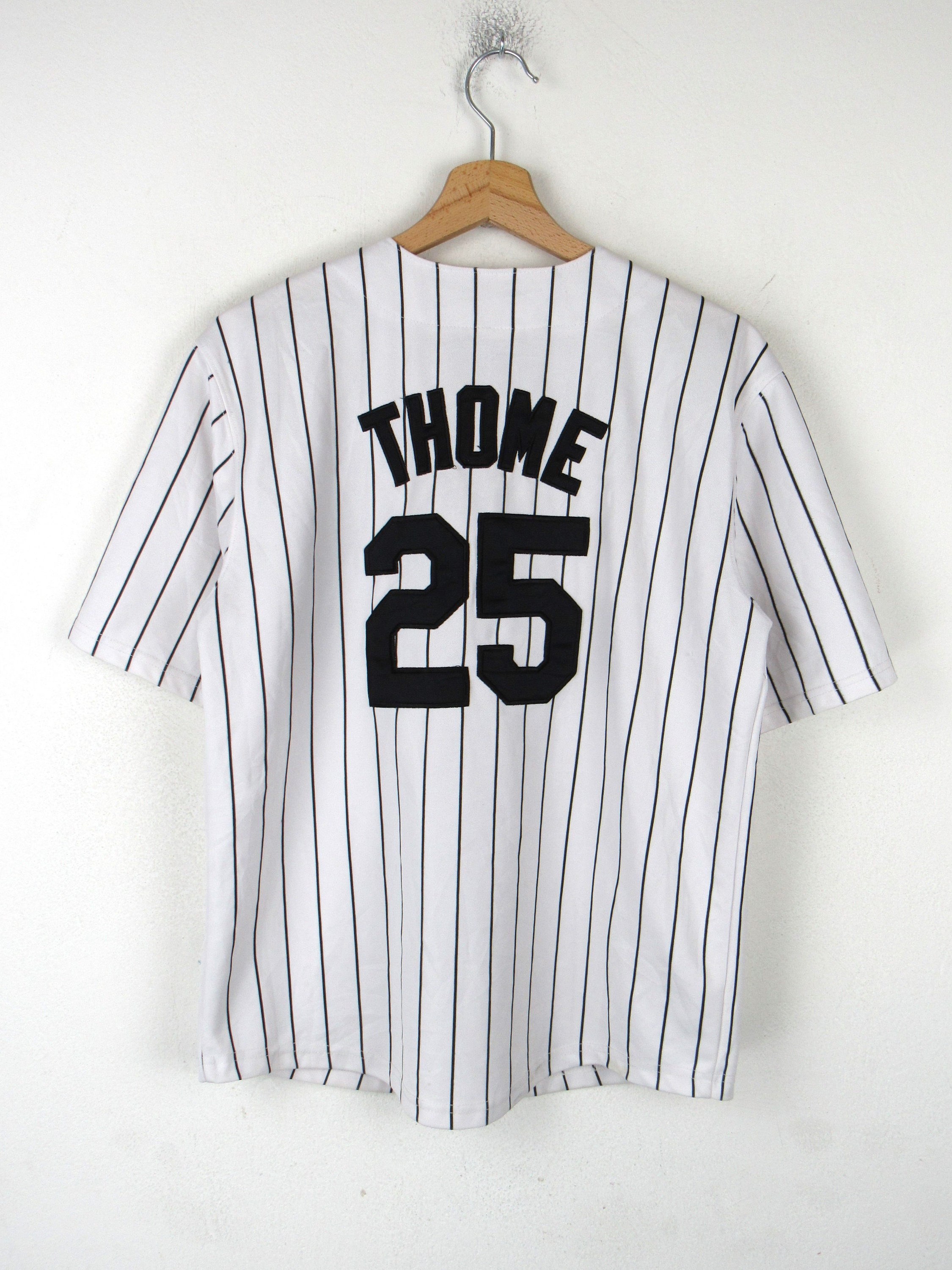 Chicago White Sox MLB Majestic Thome 25 Vintage 90s Baseball