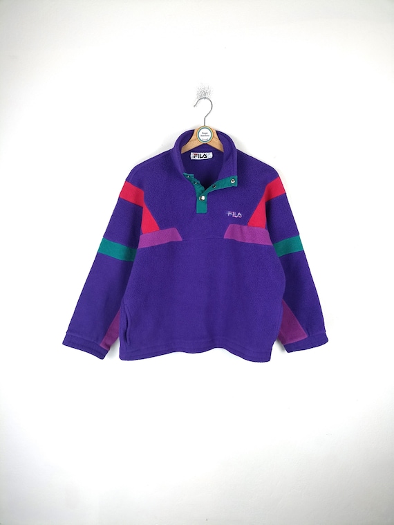 Felpa pile fila vintage Gem