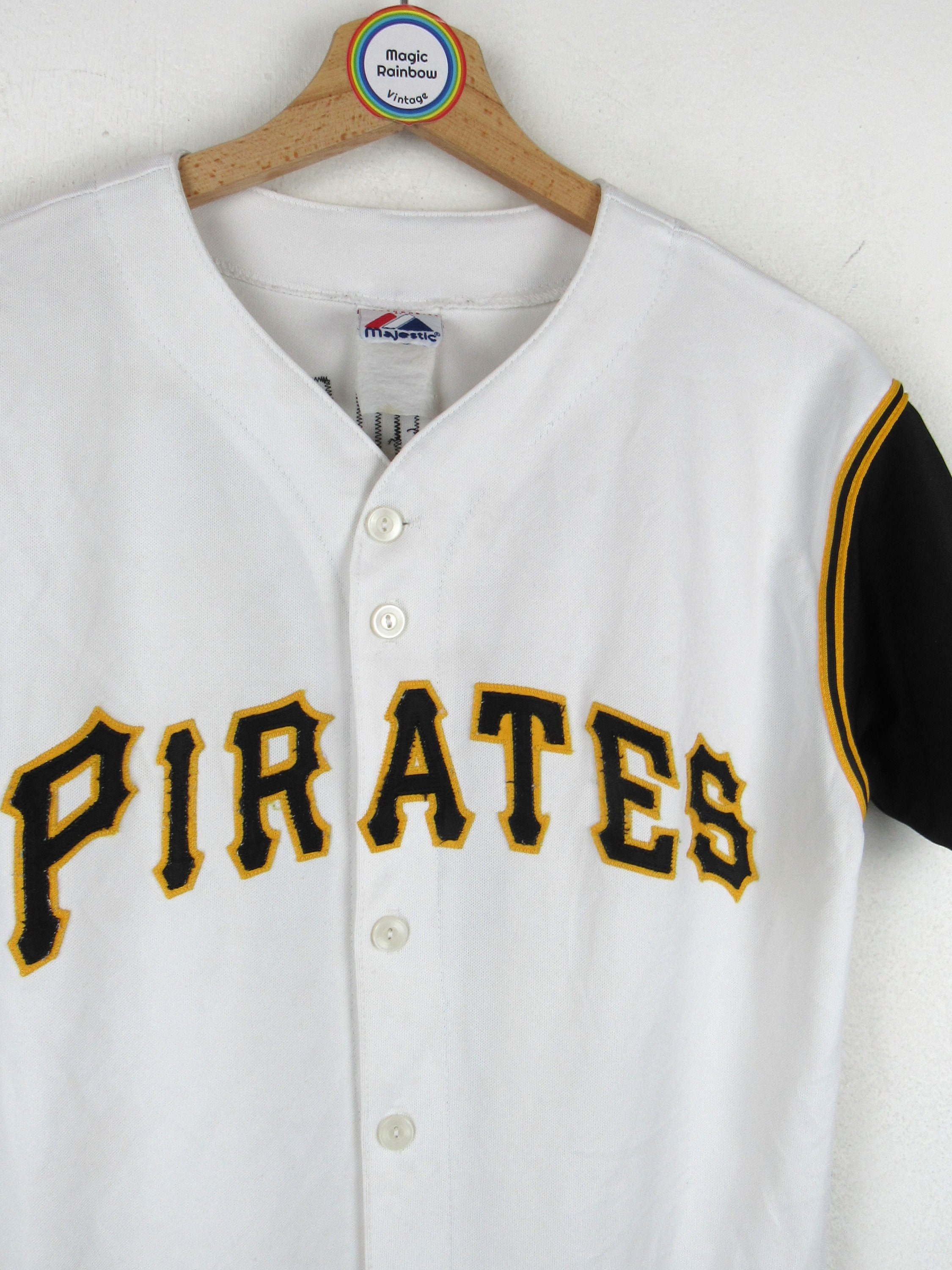 Pittsburgh Pirates MLB Majestic Mclouth 13 Vintage 90s Baseball