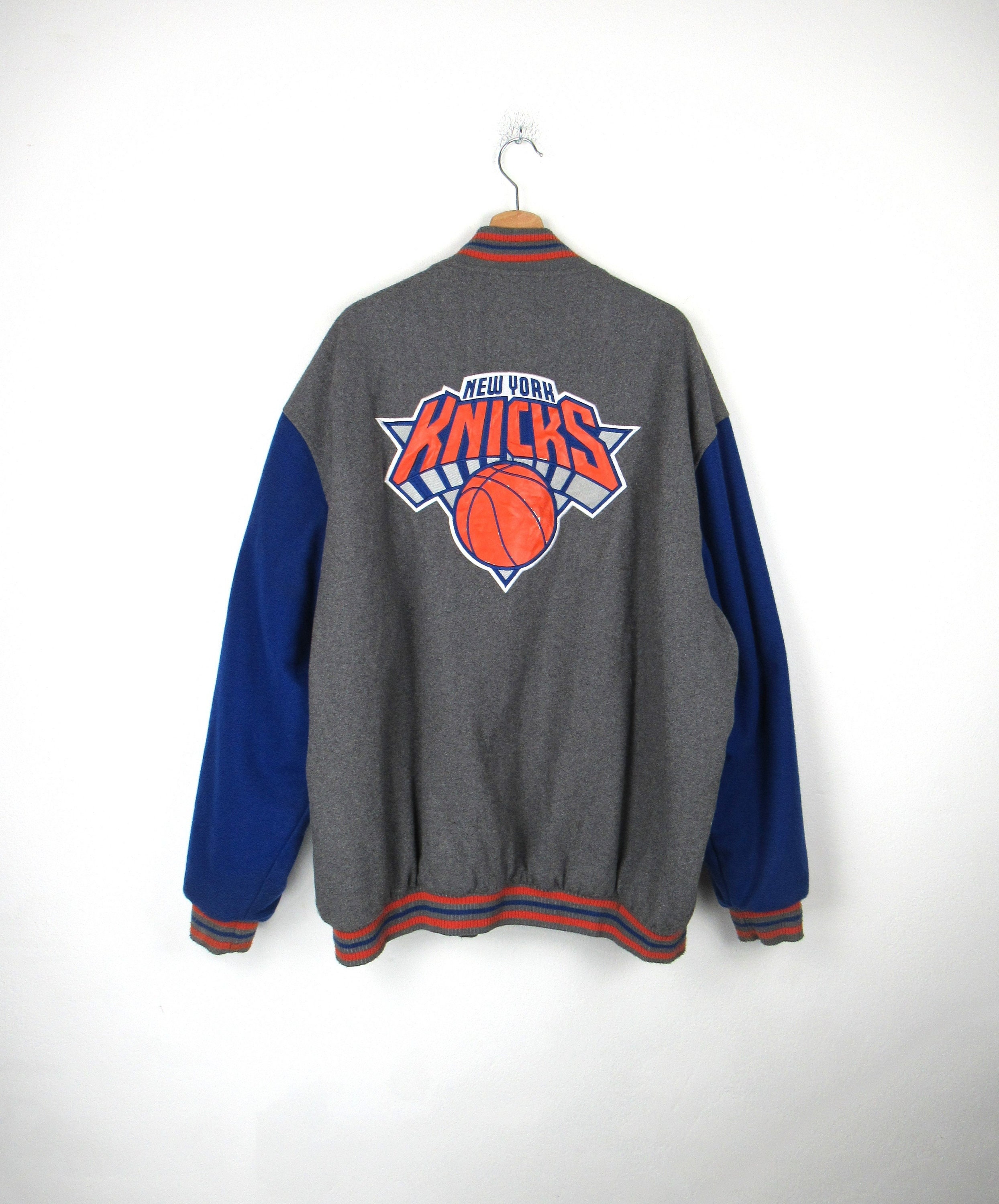 Ultra Game NBA New York Knicks Jacket with Patches Size Large