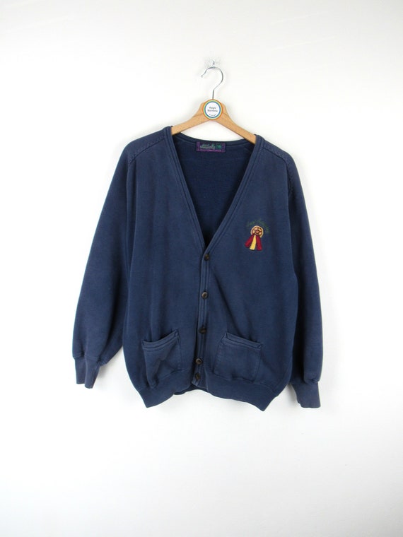 Vintage sweatshirt cardigan hotsell
