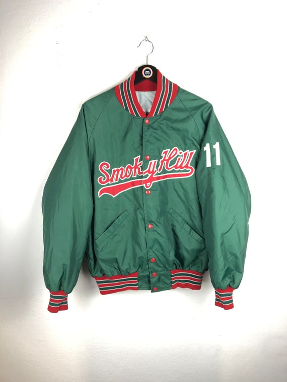 Varsity jacket, light bomber jacket, college Ameri
