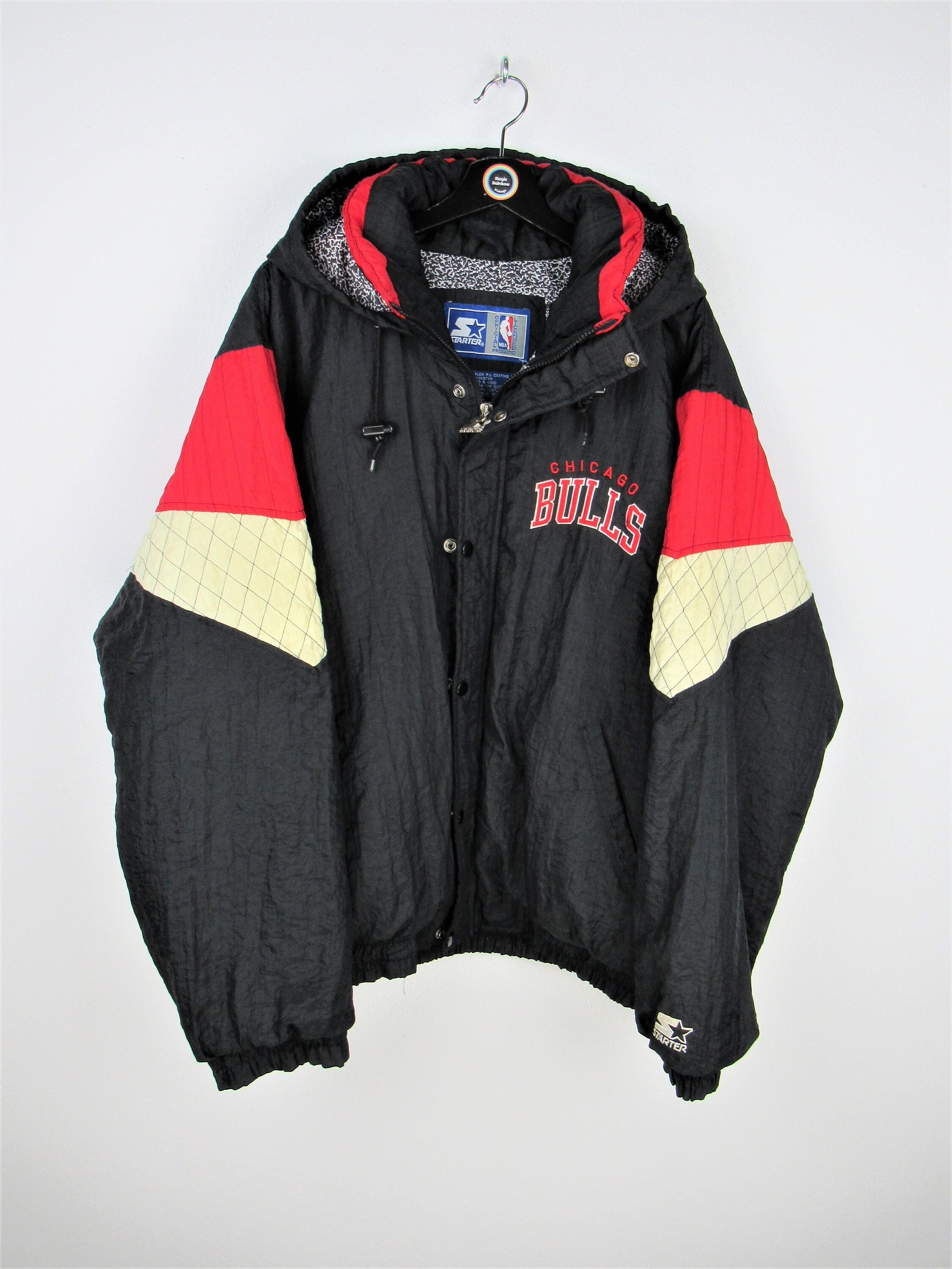 Chicago Bulls Starter Jackets , Bulls Pullover Starter Jacket