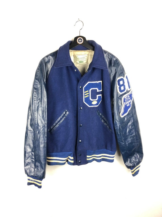 Varsity jacket, college America, vintage 90', bomb