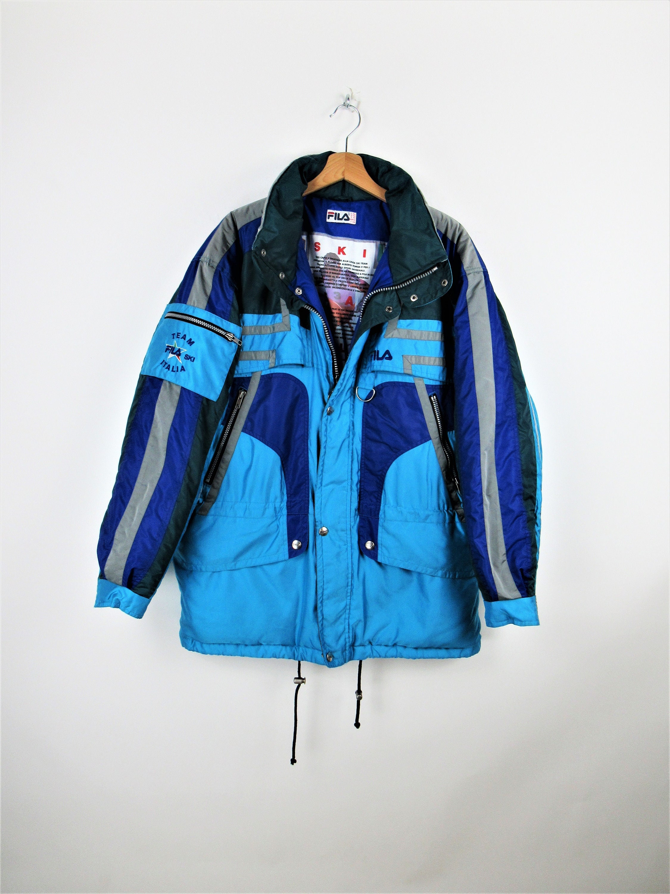 struik Twinkelen pistool Fila Ski Team Italia vintage jaren '90 ski jas Maat XL - Etsy Nederland