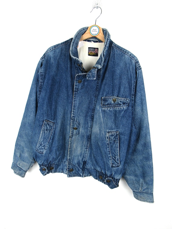 ジャケット・アウター 90s DENIME JACKET Vintage 80s 90s USA Rider Denim Jacket - Size M - Etsy