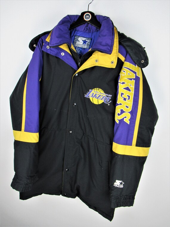 Parka Down Jacket Starter Los Angeles Lakers NBA Vintage 90s - Etsy