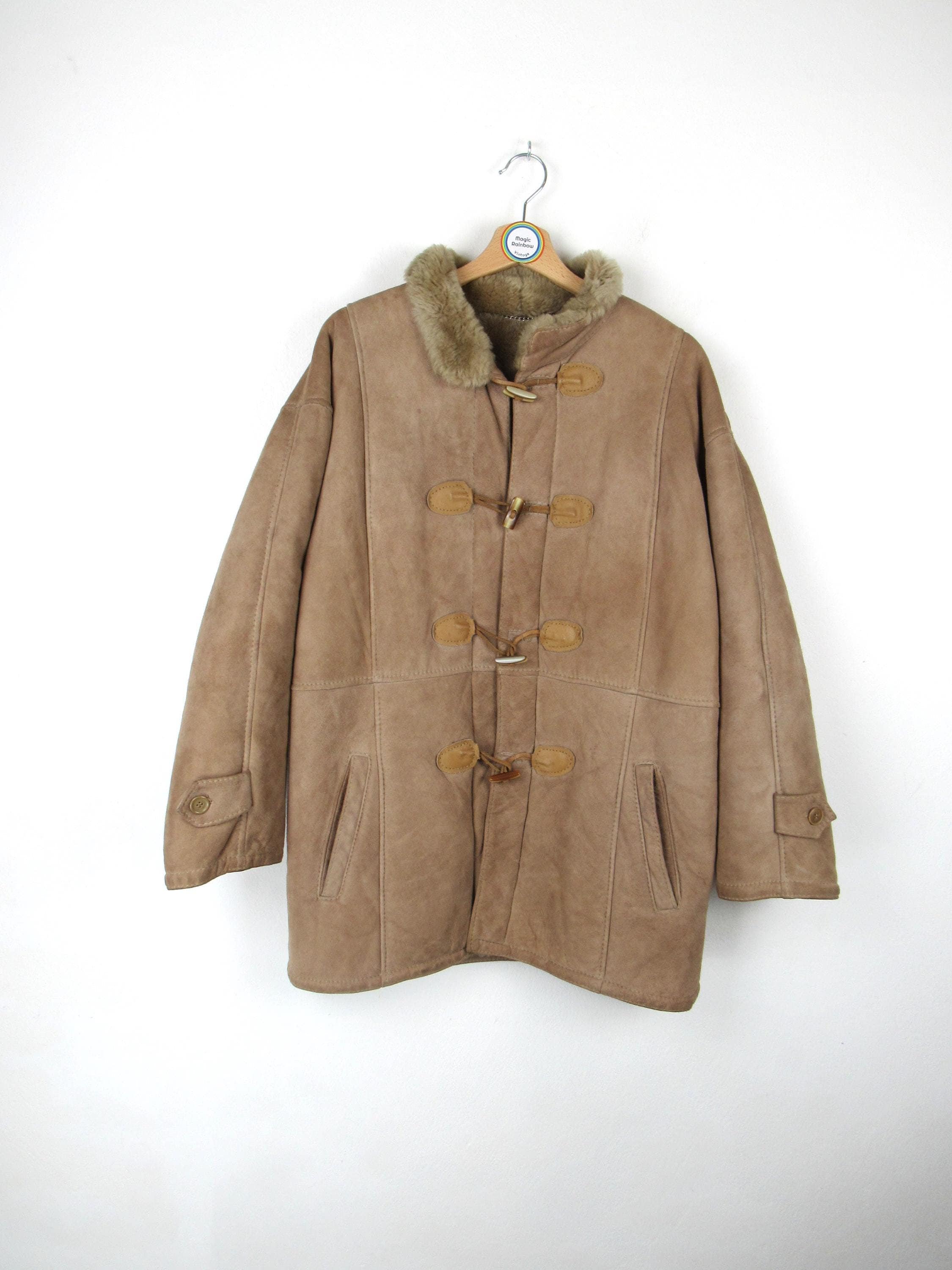 Hvewarm Bomber oversize da donna in finta pelle scamosciata con