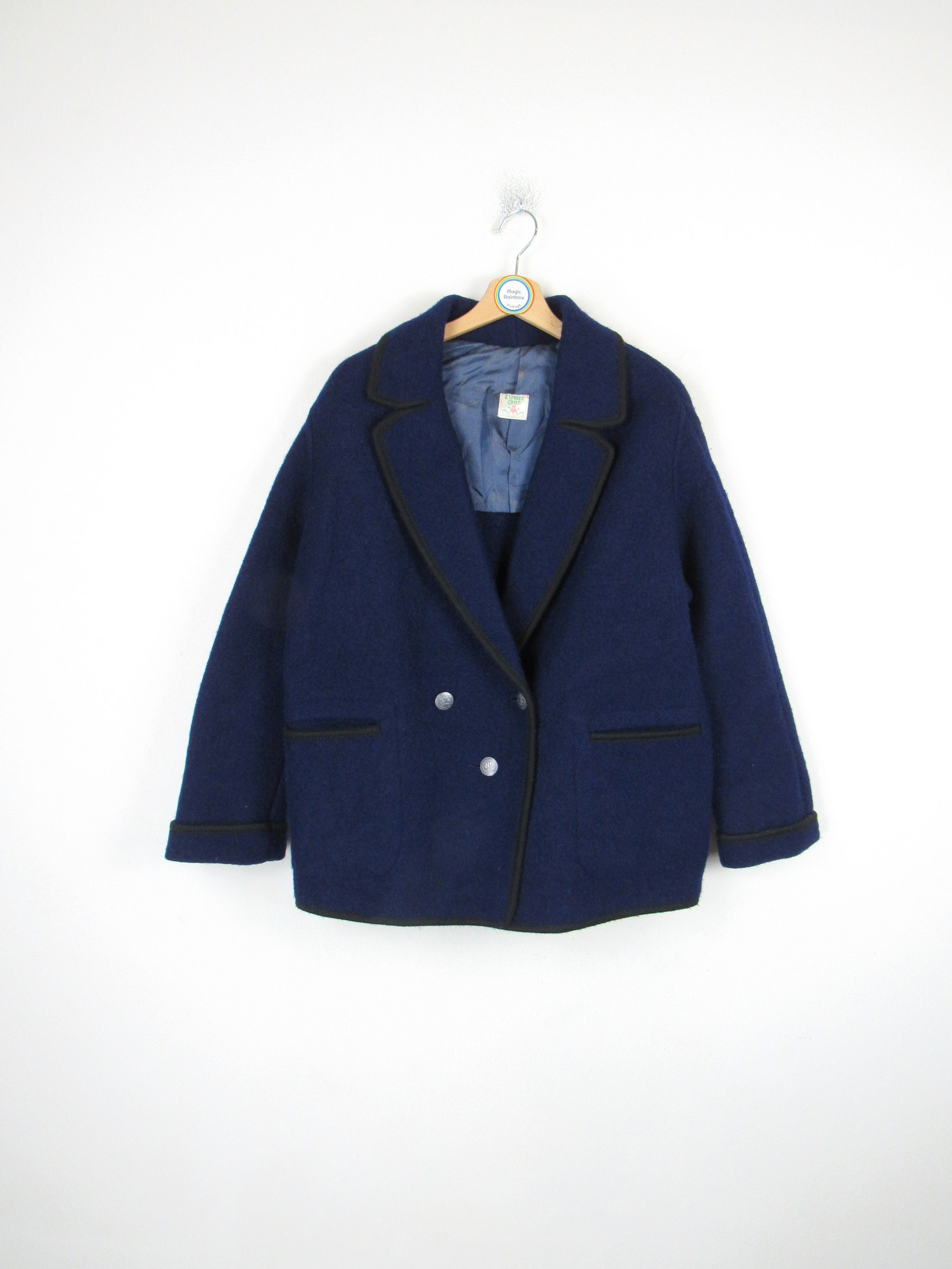 Tiroler Land Vintage 90s Wool Tyrolean Jacket - Size M - Etsy