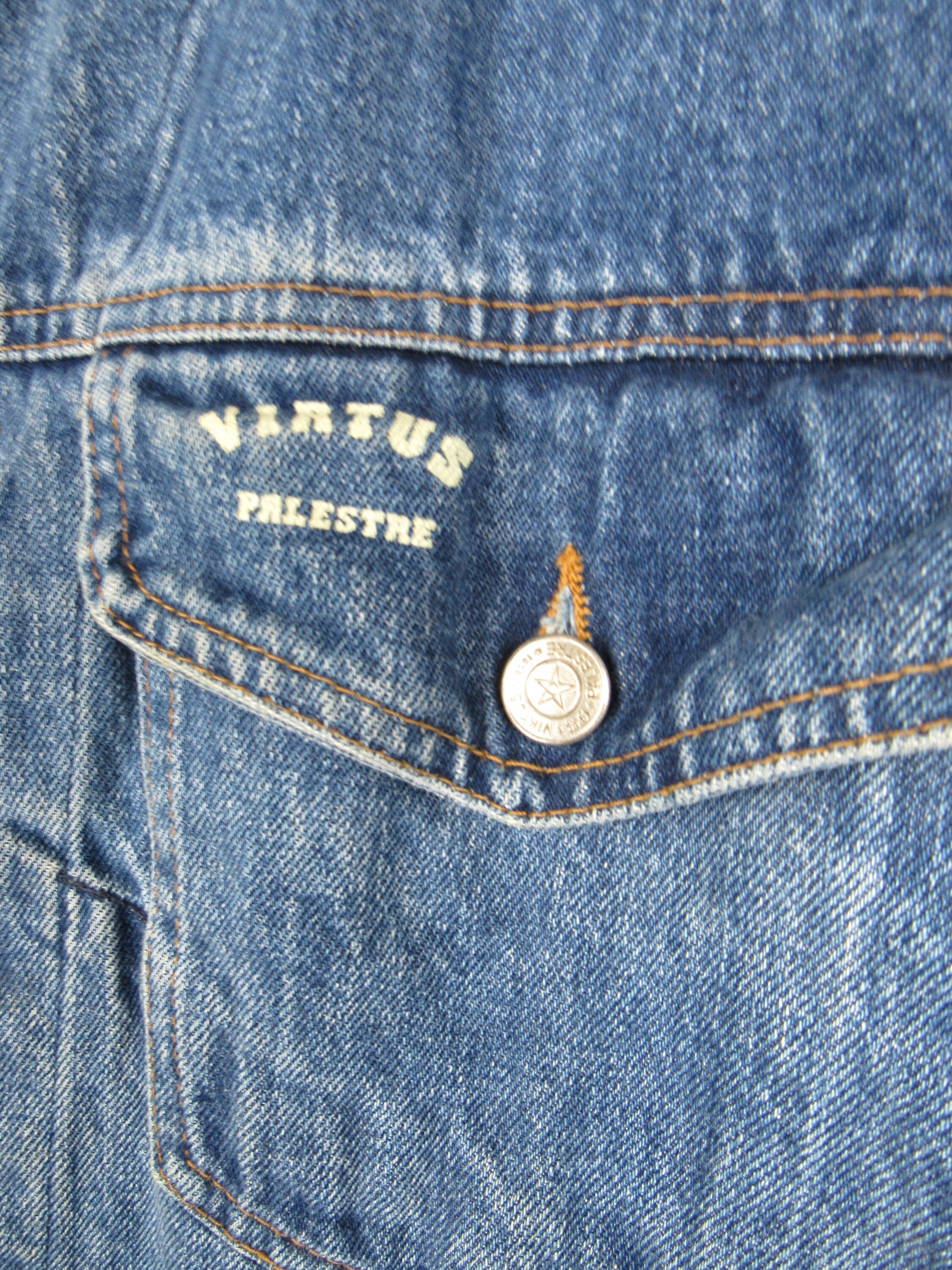 Virtus Palestre ヴィンテージ 80 年代 90 年代 デニム ジャケット