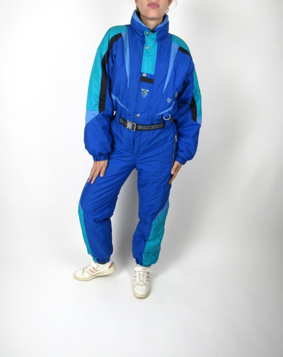 Tuta Da Sci Retrò Anni '80 Per Bambini Stampa Colorata, Taglia