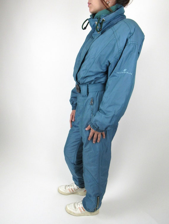 Combinaison De Ski Belfe Vintage Années 80/90 – Taille 10 – Blanche – Une Pièce
