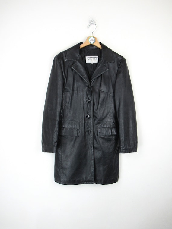 Vintage 90s Women's Leather Jacket - Size S - Etsy Vintage 90s Women's Leather Jacket - Size S - Etsy