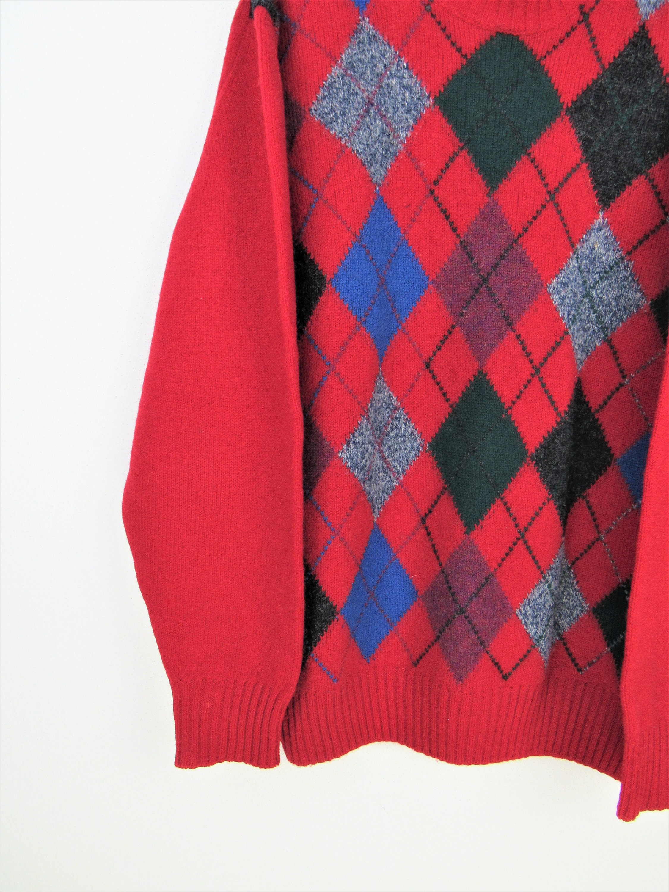 Vintage 90s Henry Cottons Sweater Size L 