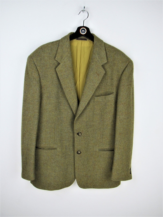 Trussardi Vintage 90s Tweed Jacket Size 