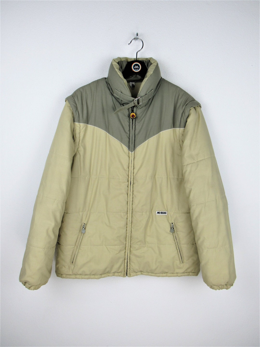 Giacca gilet imbottita McRoss vintage anni '70 Italia