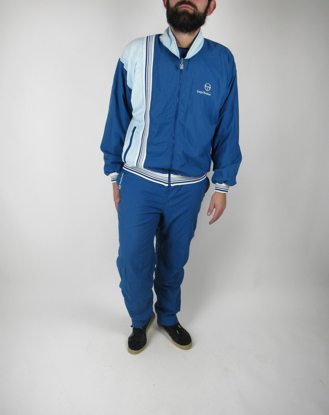 Sergio Tacchini Vintage 90's Tracksuit - Size XL - Etsy Sergio Tacchini Vintage 90's Tracksuit - Size XL - Etsy