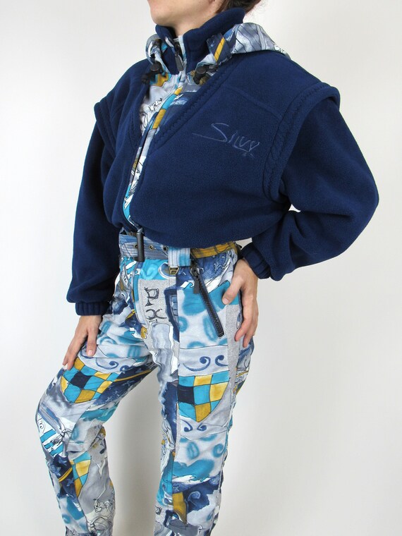Silvy Vintage 90's Full Ski Suit - Size S - Etsy