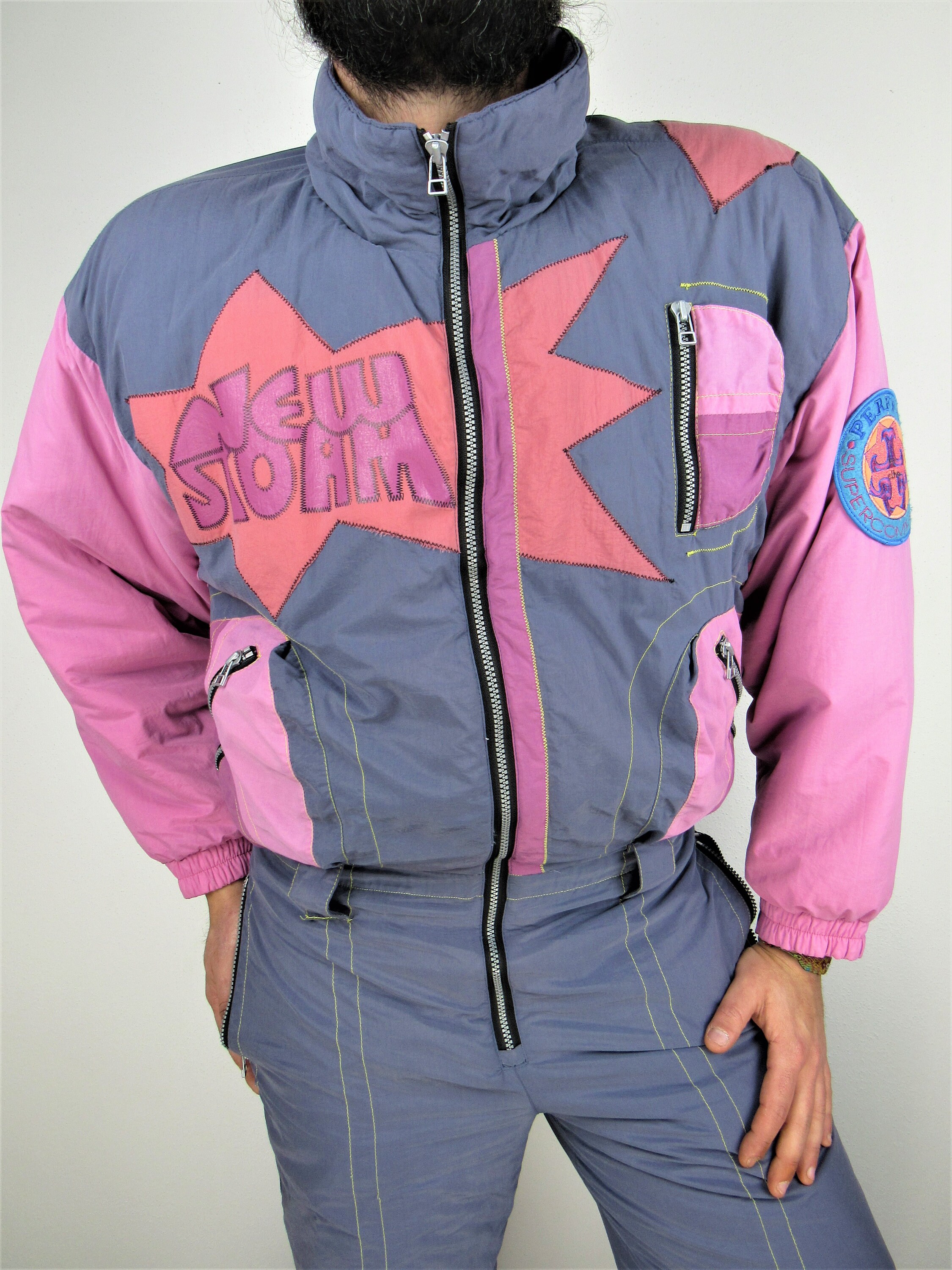 Vintage 90s Elho One-piece Ski Suit 