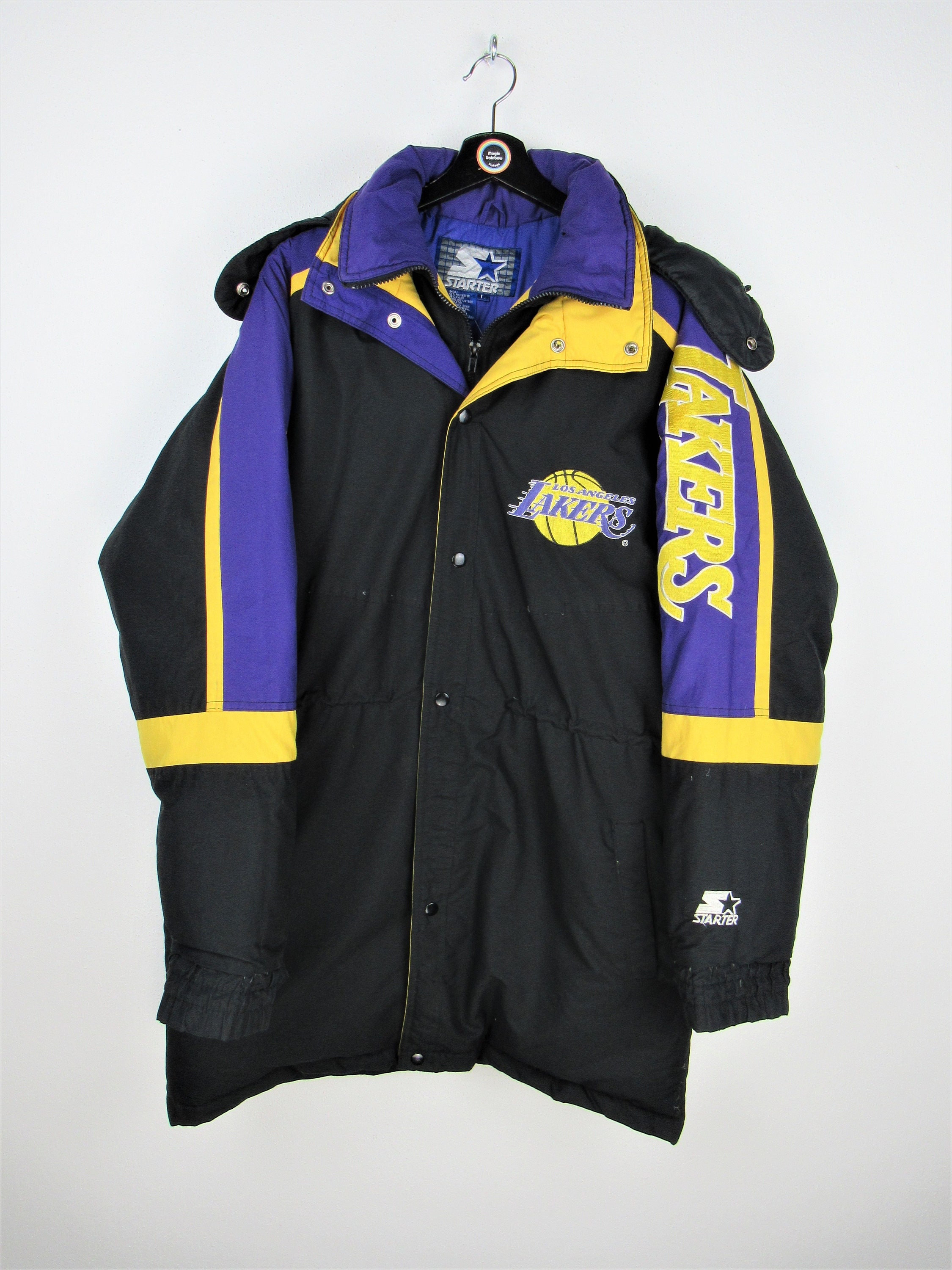 Parka Down Jacket Starter Los Angeles Lakers NBA Vintage 90s