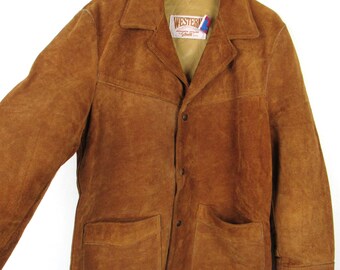 Schott Western Vintage 80's Suede Jacket - Size M - Etsy