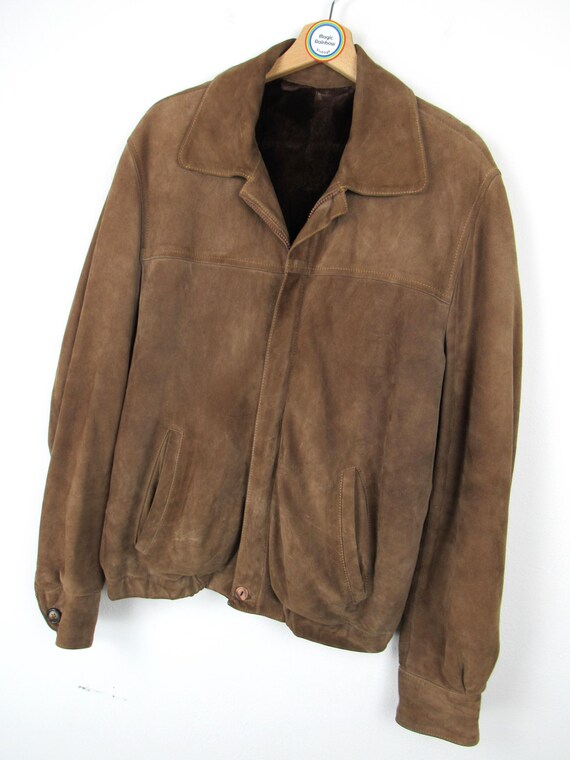 Vintage 1980s Suede and Fur Jacket - Size Medium - Etsy