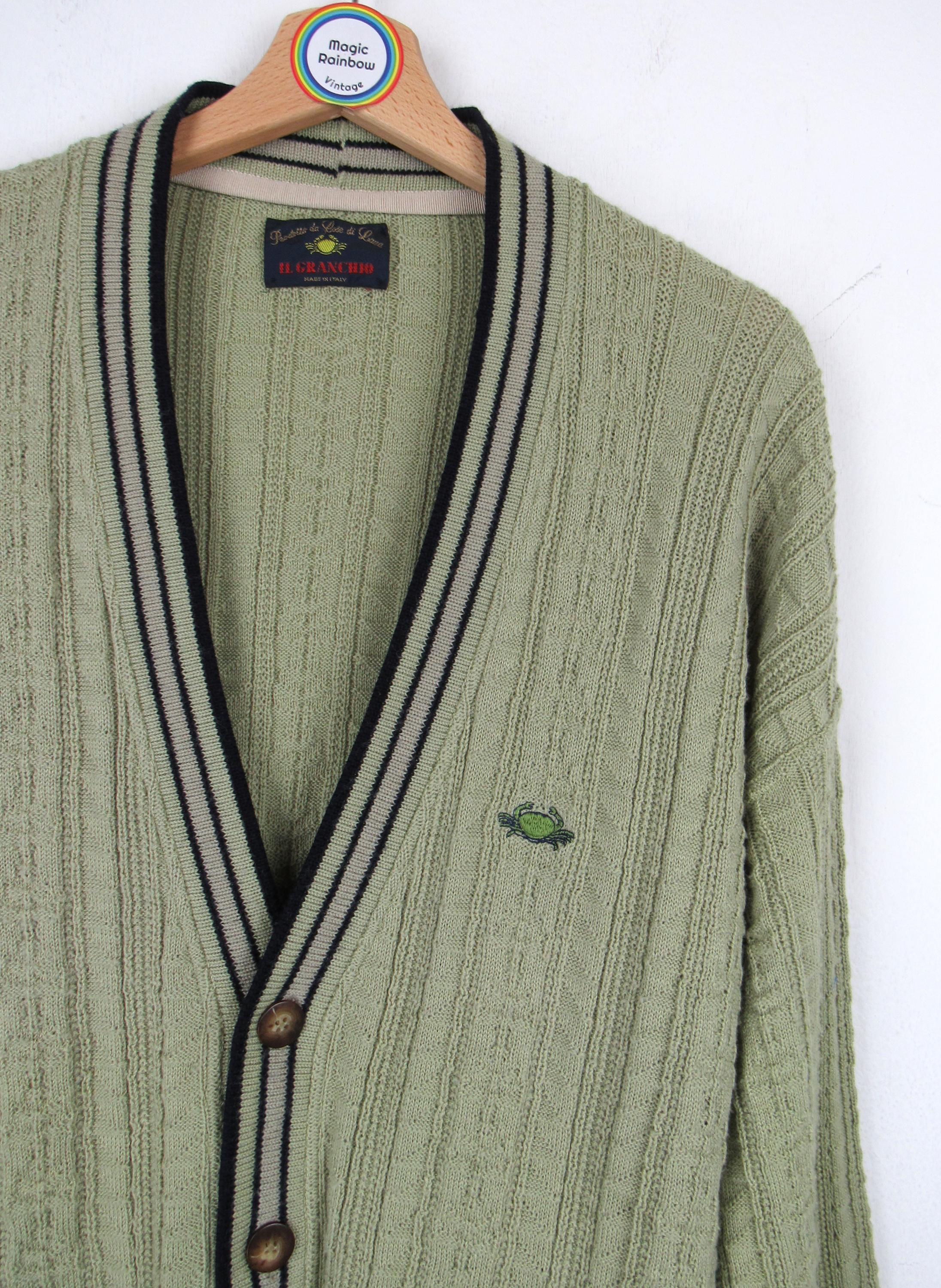 Vintage 90's Il Granchio Cardigan - Size L - Etsy Canada