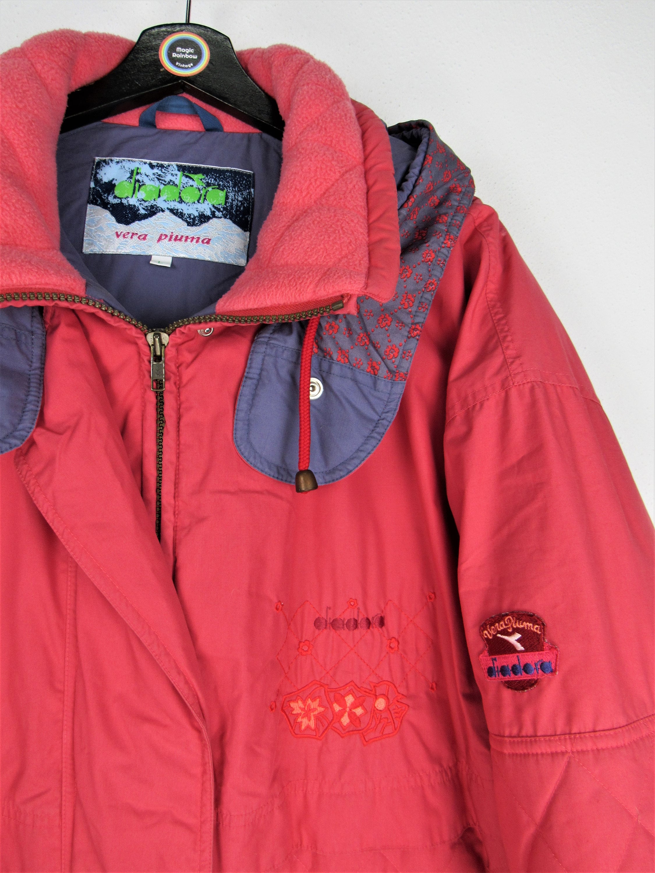 Diadora Vintage 90s Down Jacket - Etsy UK