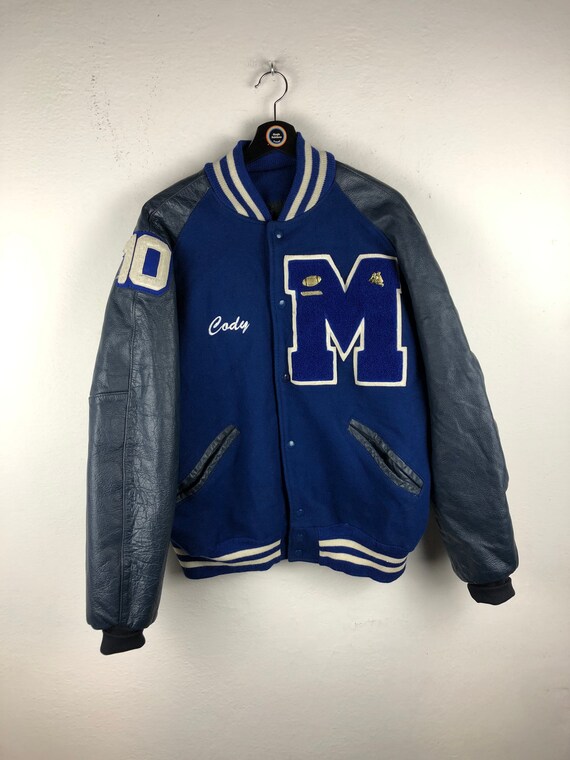 Varsity jacket, Marshfield bluejays, college Ameri