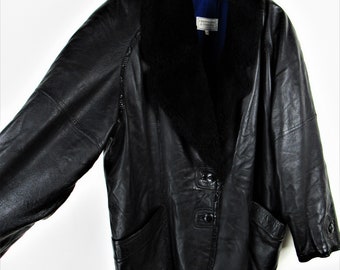 Cristiano Di Thiene Jacket in Genuine Vintage 80s Leather