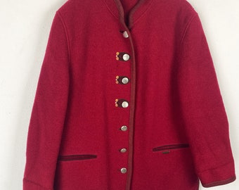 Vintage 90s Dolomiten Wool Tyrolean Jacket - Size M - Etsy