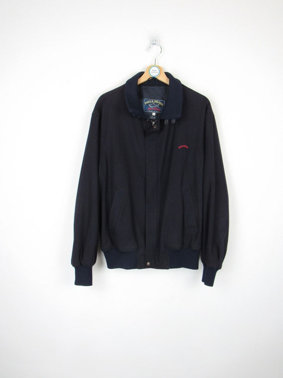 Paul & Shark Vintage 90s Wool Bomber Jacket Size L - Etsy Paul & Shark Vintage 90s Wool Bomber Jacket Size L - Etsy