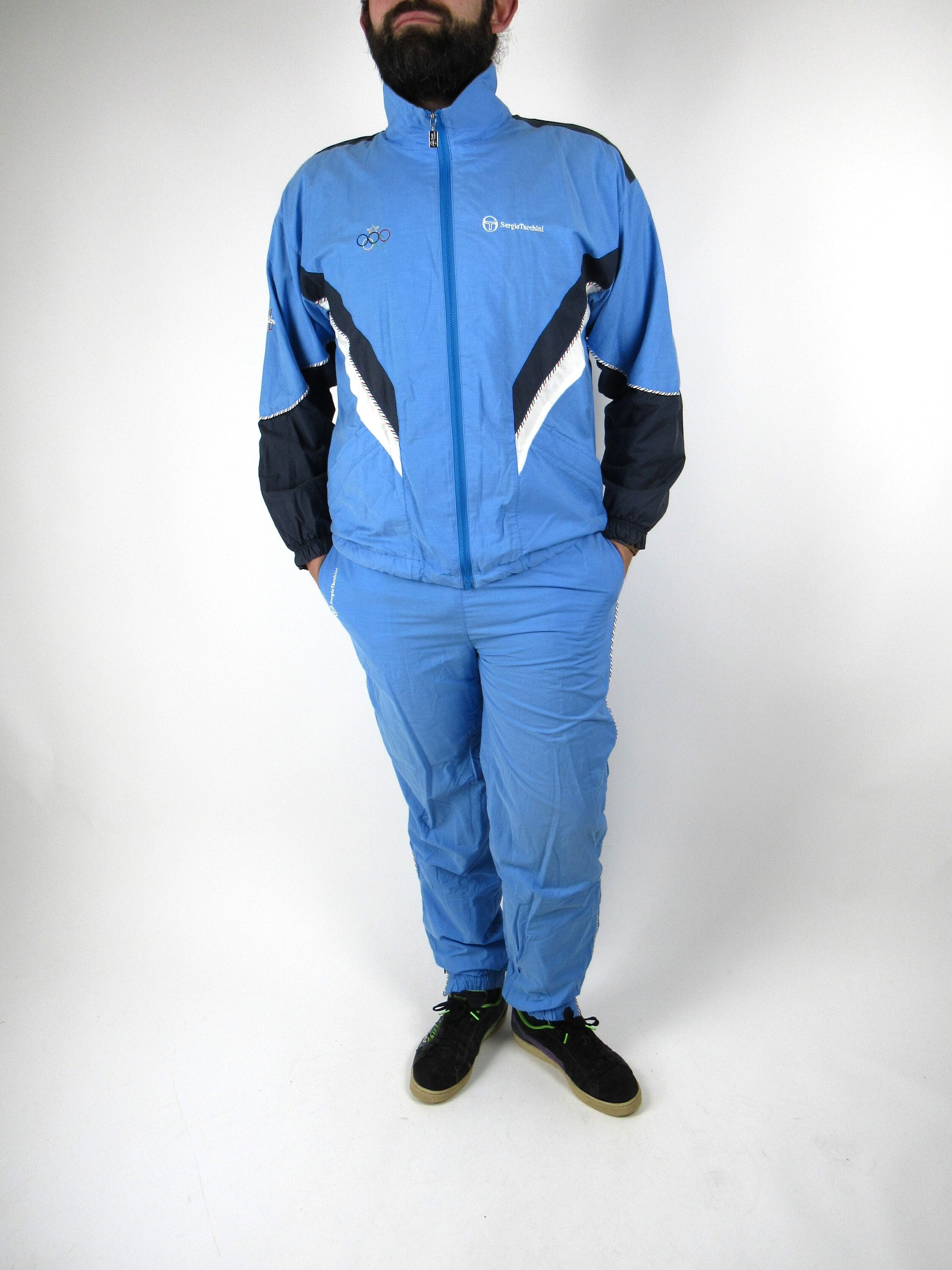 USED】90'S SERGIO TACCHINI TRACK JACKET | KONBINI