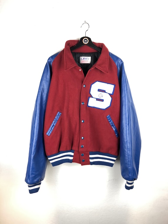 Varsity jacket, college America, vintage 90', bomb