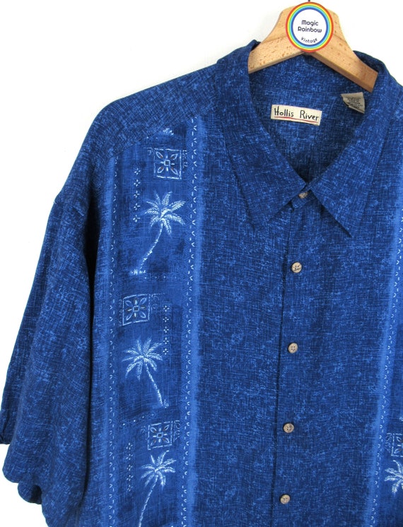 Hollis River 90s Vintage Short Sleeve Hawaii Shir… - image 5