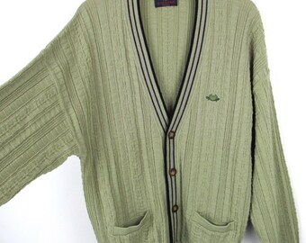 トップス 80s 90s IL GRANCHIO design cardigan Il Granchio Vintage 90s Cardigan - Size XL - Etsy