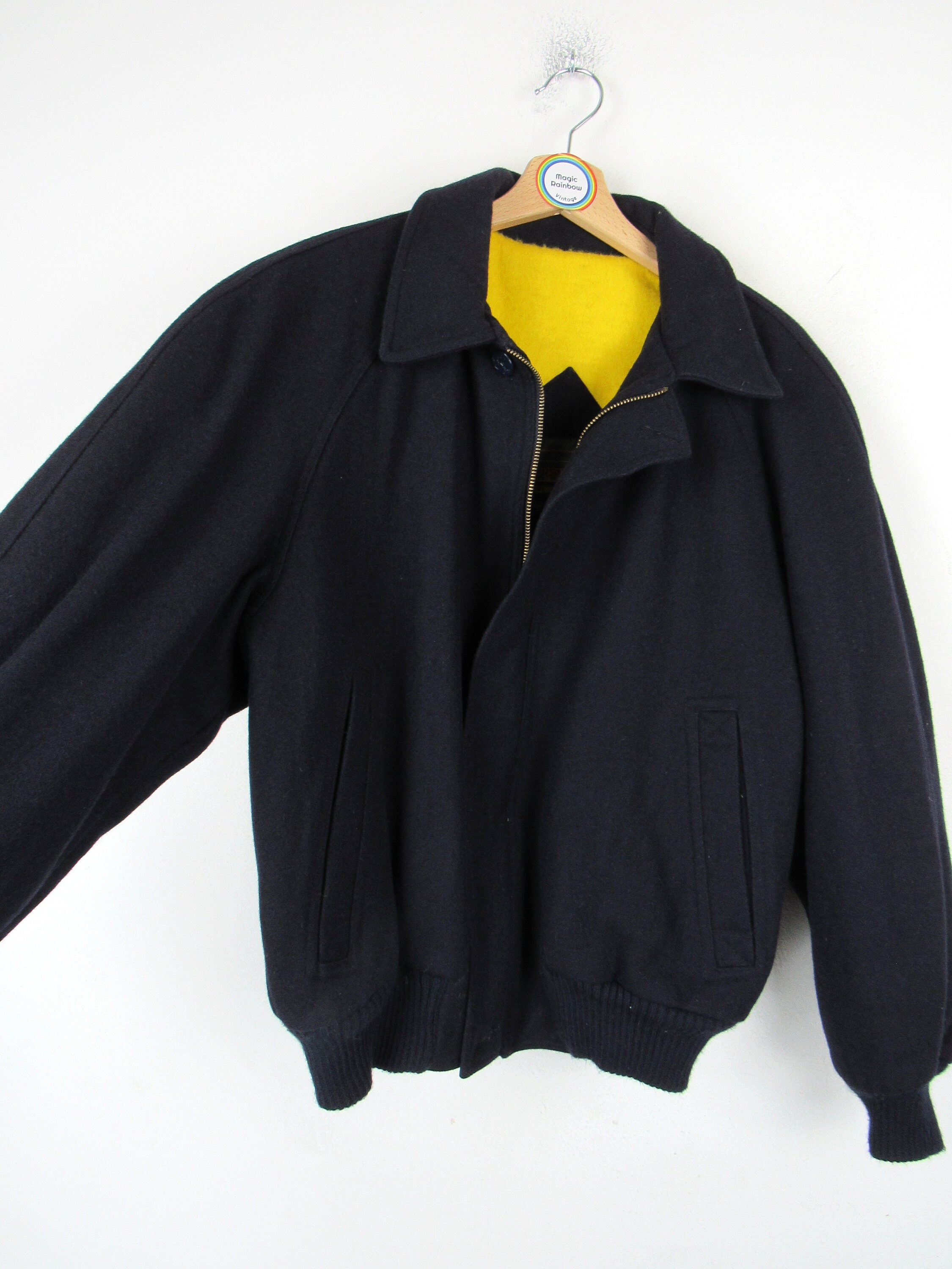 Mens Jackets Gap Wool Bomber Jacket Vintage 80s Alexander London