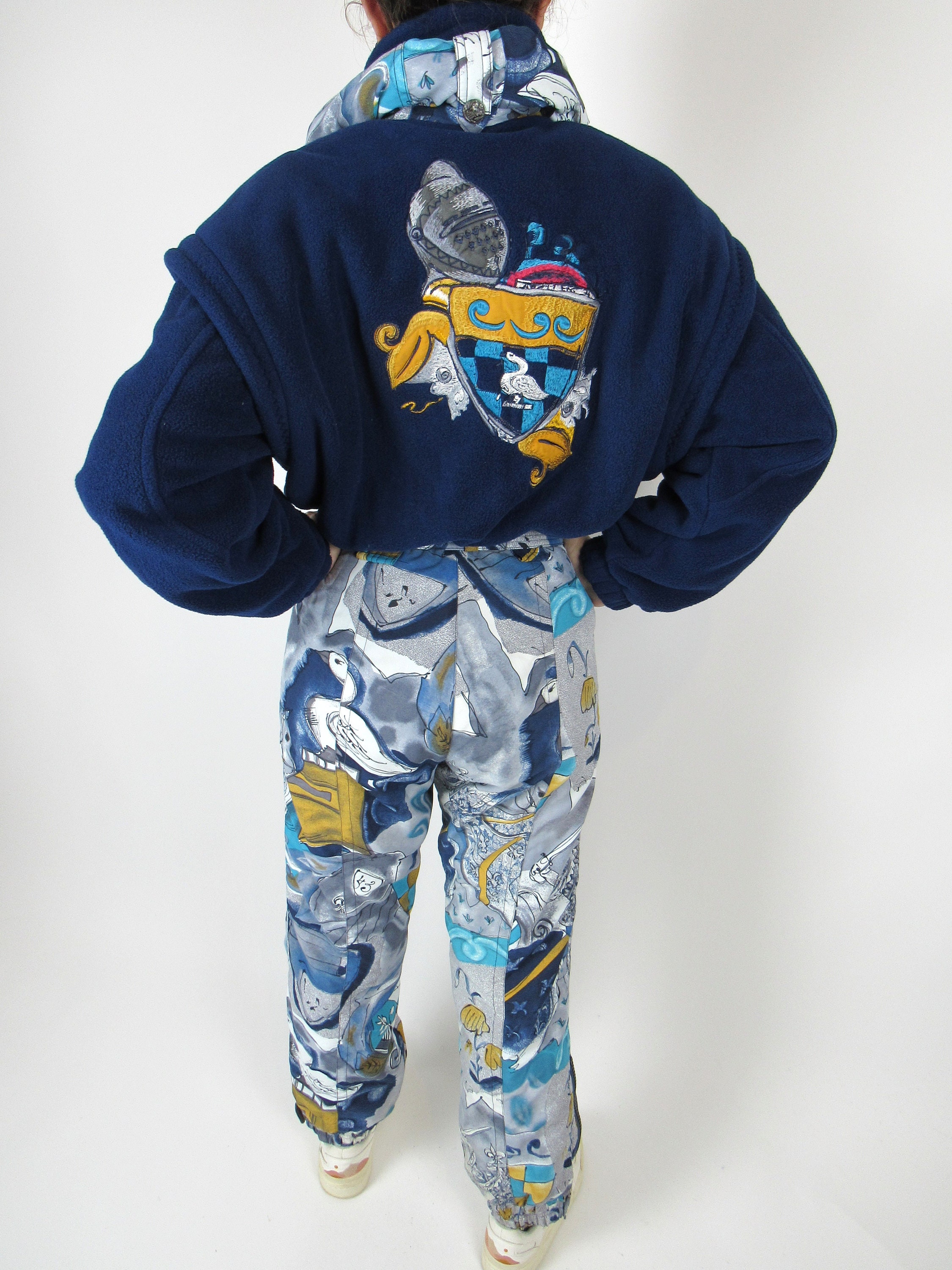 Silvy Vintage 90's Full Ski Suit - Size S - Etsy