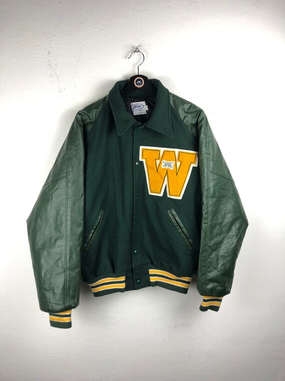 Varsity jacket, college America, vintage 90', bomb