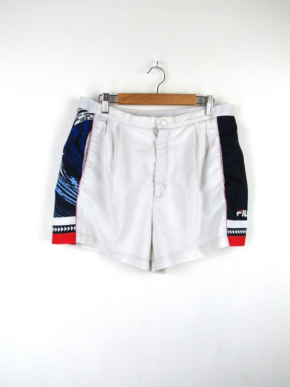 Pantalon corto de tenis Fila vintage 90s Talla L Etsy Espana