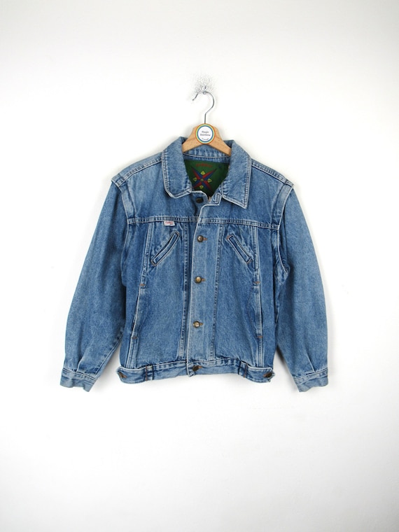 Vintage 80s 90s Casucci Junior Denim Vest Jacket Size XS Etsy Israel
