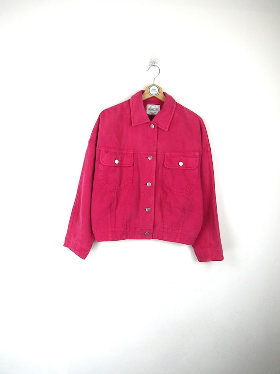 Giacca di jeans rosa Newpenny vintage anni '80 '9… - image 1