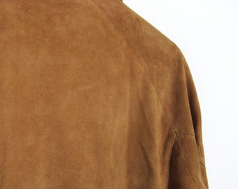 Vintage 90's Suede Jacket - Size M - Etsy