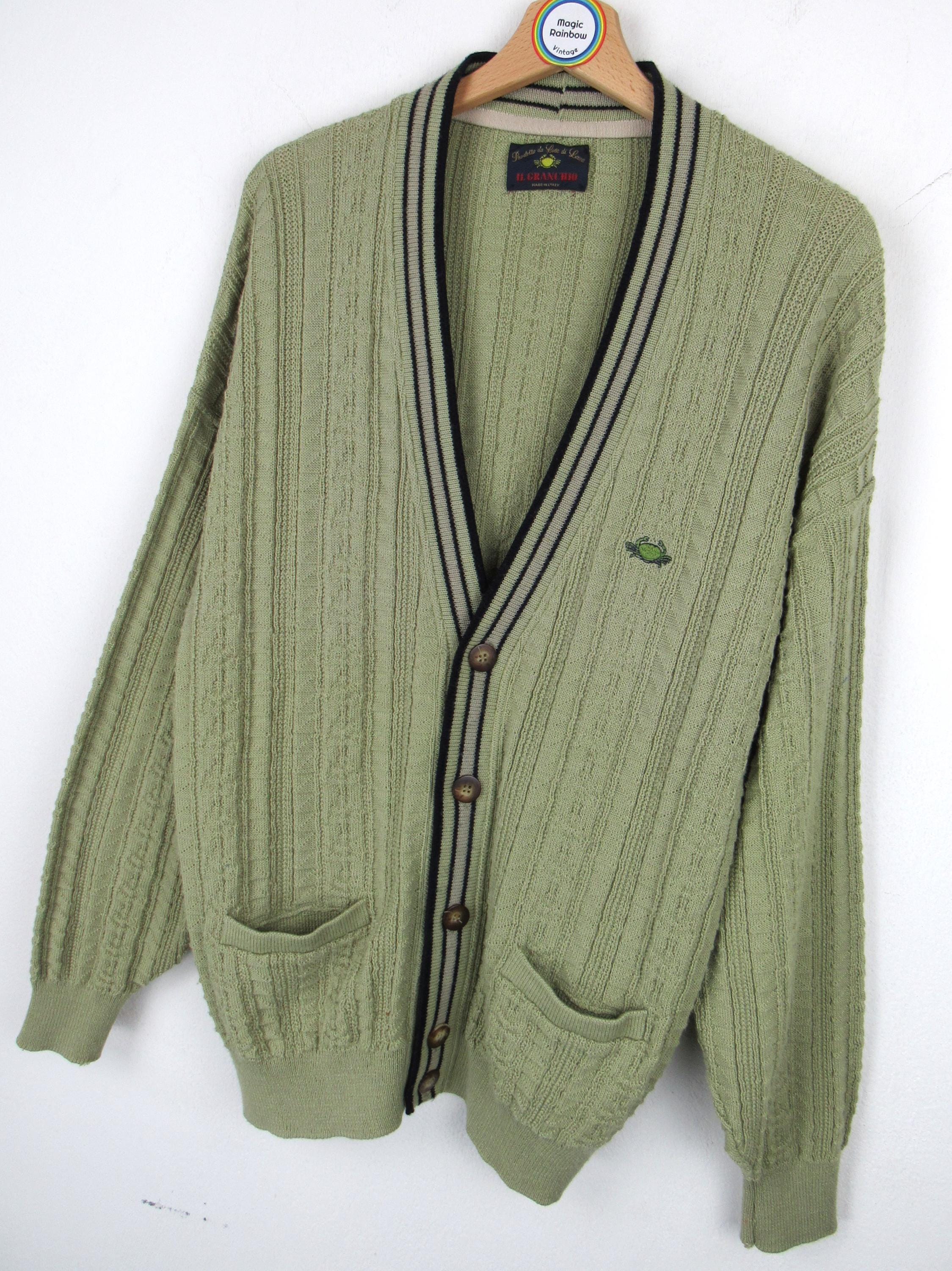 80s 90s IL GRANCHIO design cardigan