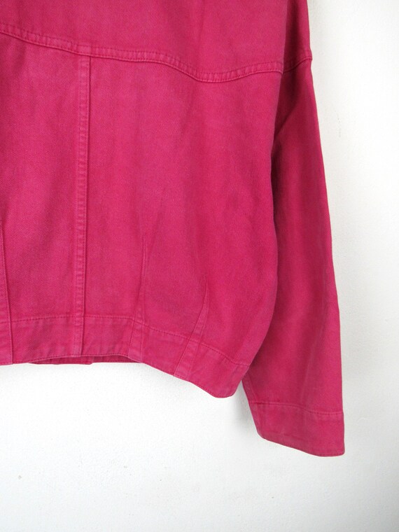 Giacca di jeans rosa Newpenny vintage anni '80 '9… - image 8